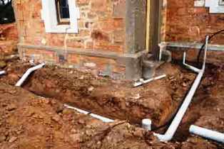 outside drainage Addlestone